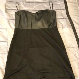 Forever 21 faux leather dress